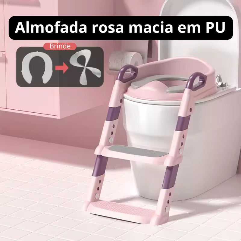 Assento Sanitário Infantil Universal C/ Escadinha