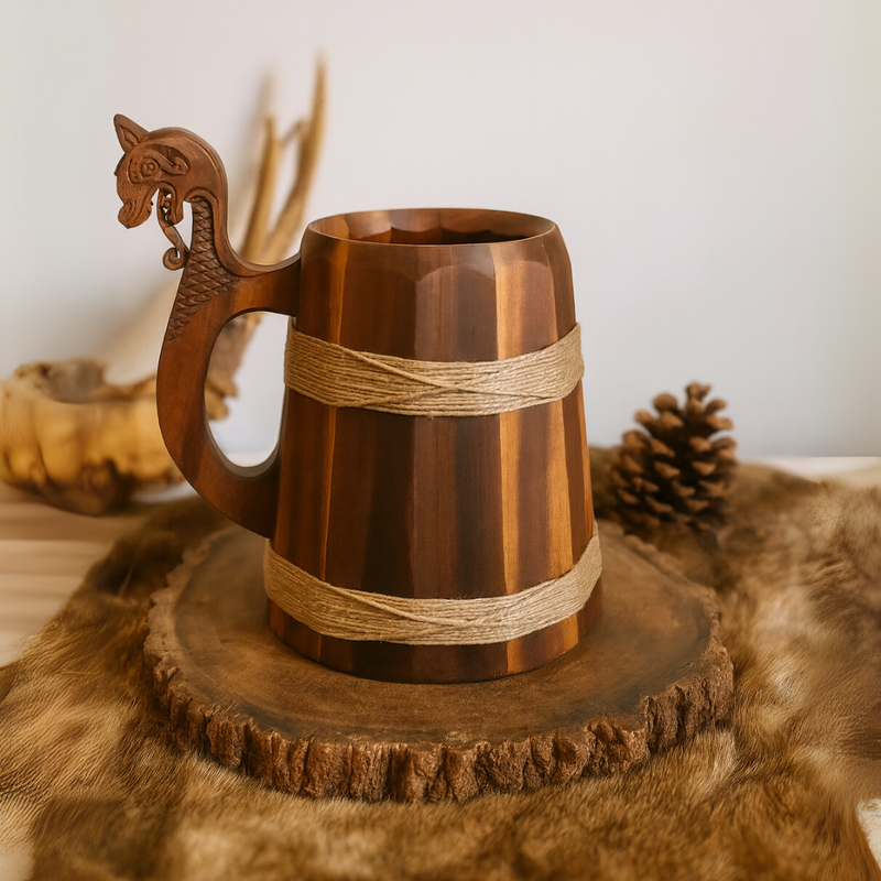 Abridor de Parede Rústico Com Reservatório de Cachaça + Caneca de Brinde
