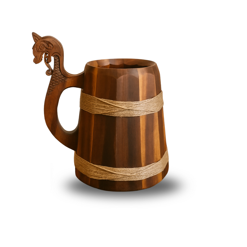 Abridor de Parede Rústico Com Reservatório de Cachaça + Caneca de Brinde